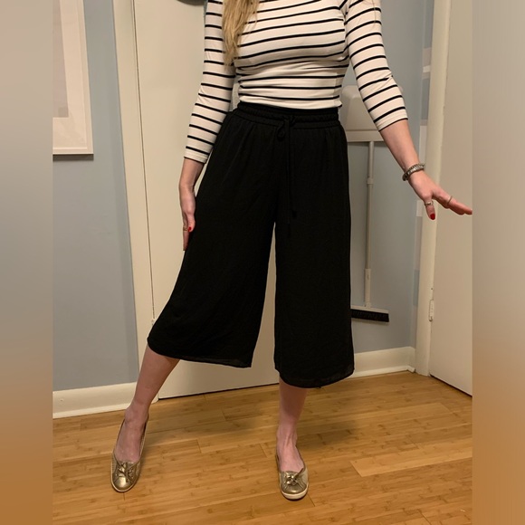 Babaton cropped wide leg lined dress pants in size medium - Picture 4 of 6